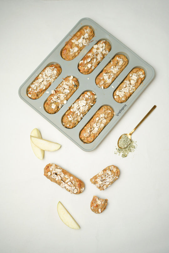 Grötpinnar med smak av äppelpaj