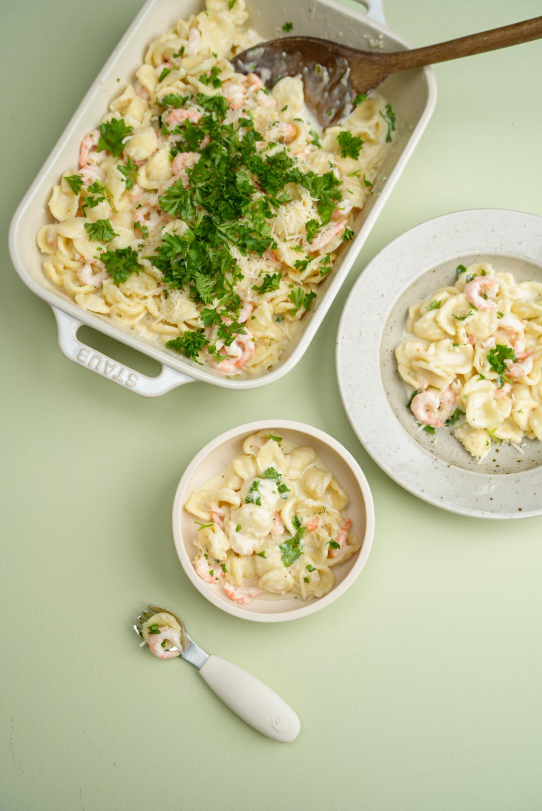 Krämig räkpasta