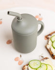 Stor barnmugg med sugrör Knatteplock