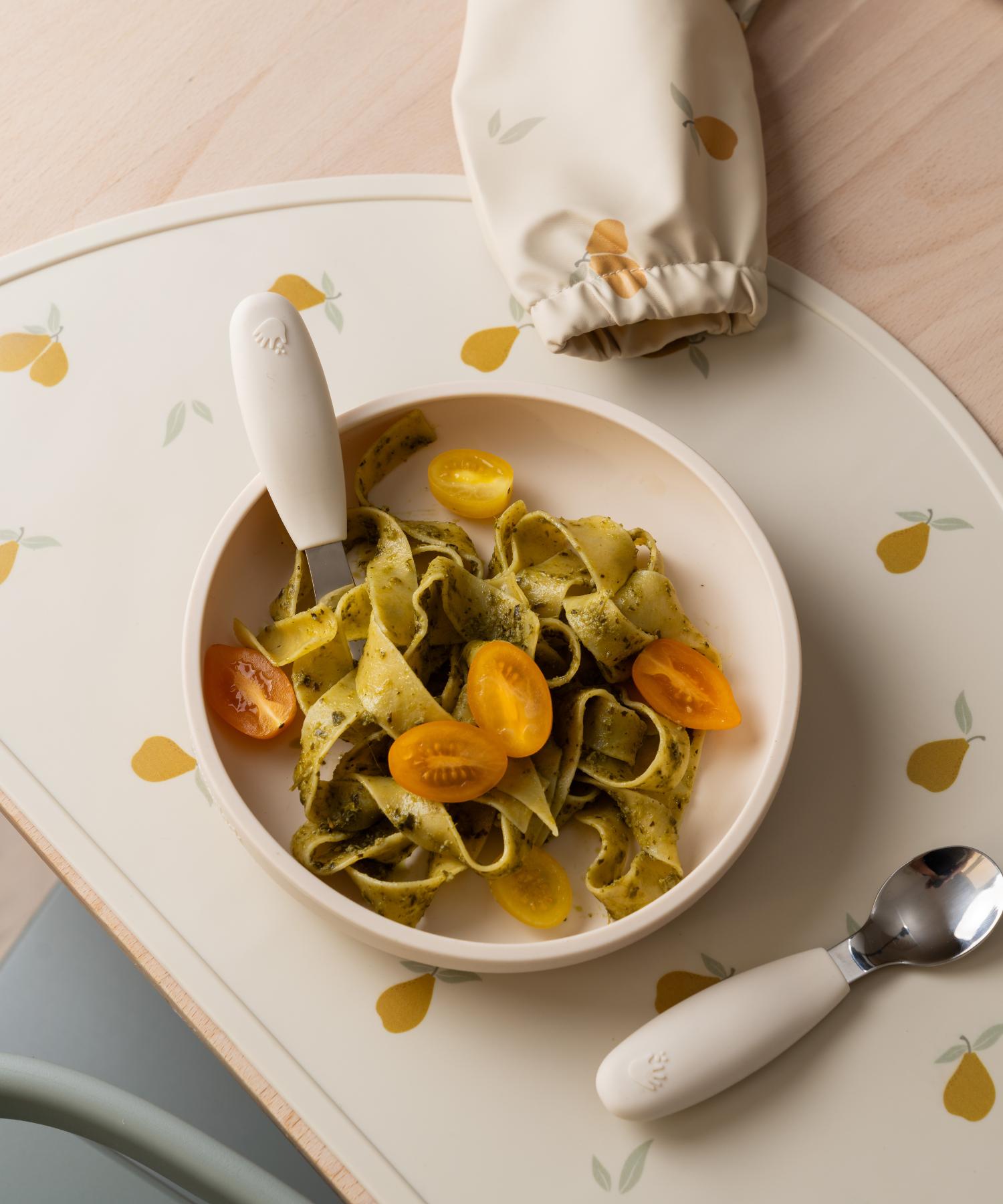 Barntallrik utan uppdelning med sugpropp Knatteplock