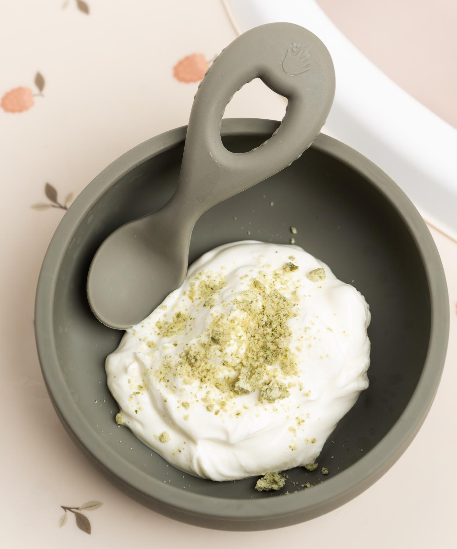 Greppvänlig barnsked i silikon Knatteplock