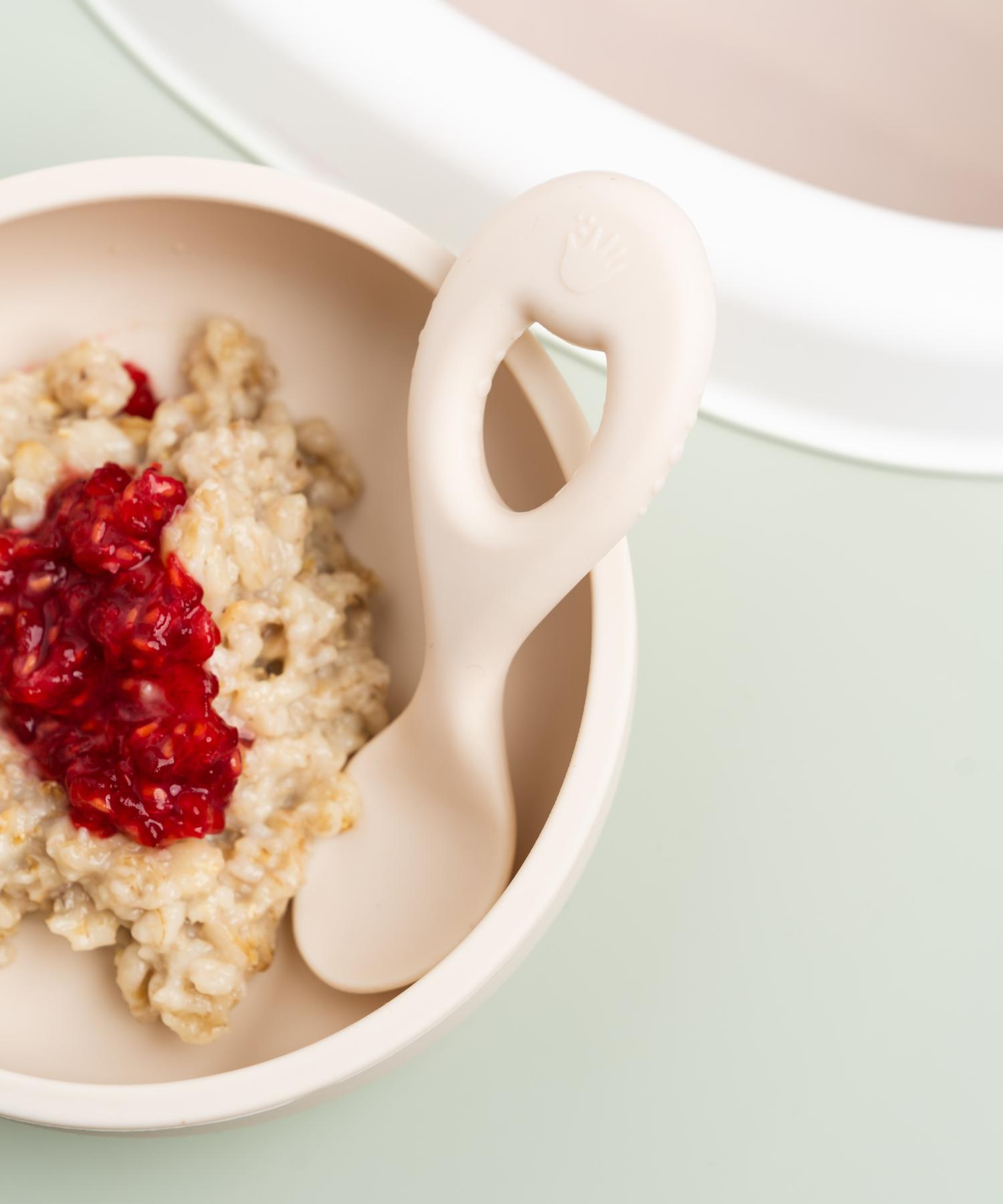 Greppvänlig barnsked i silikon Knatteplock