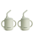 2 pack mugg med sugror warm pistachio