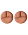 2 pack uppdelad barntallrik soft terracotta