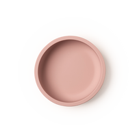 barnskål med sugpropp rosa