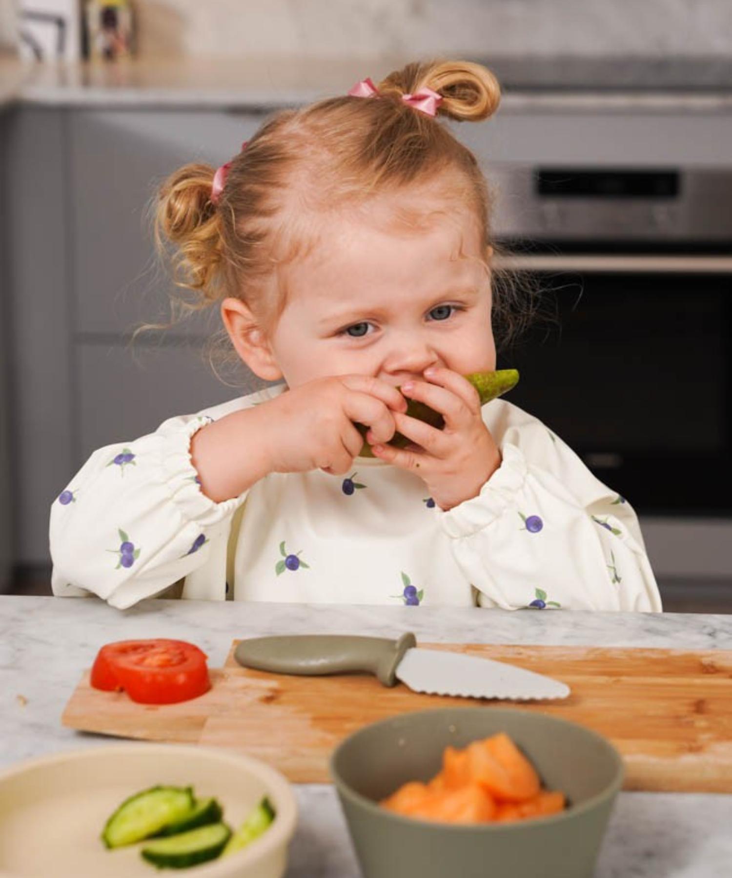 Barnsäker matlganingskniv knatteplock