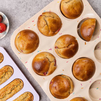 muffinsform i silikon sand