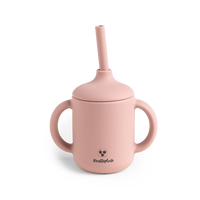 mugg med sugrör silikon för barn