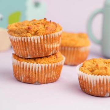 Sötpotatis-och mandelmuffins
