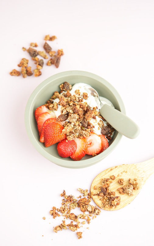 Järnrik granola för barn