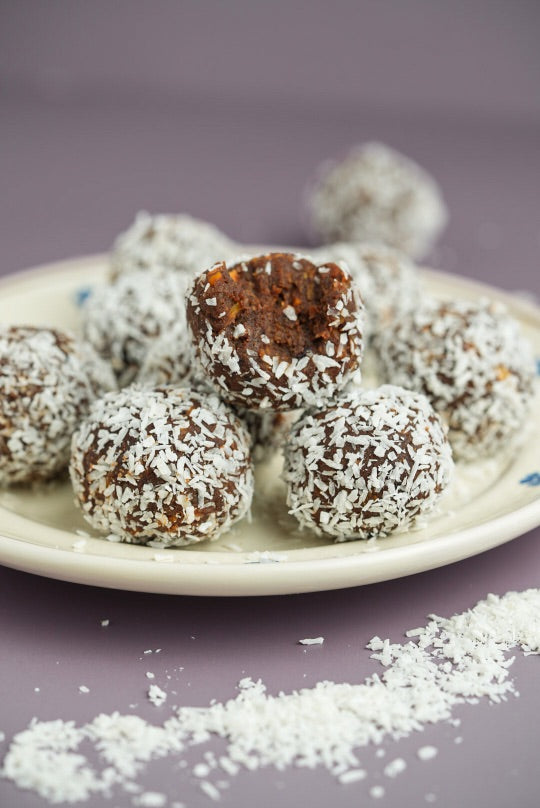 Chokladbollar med sötpotatis