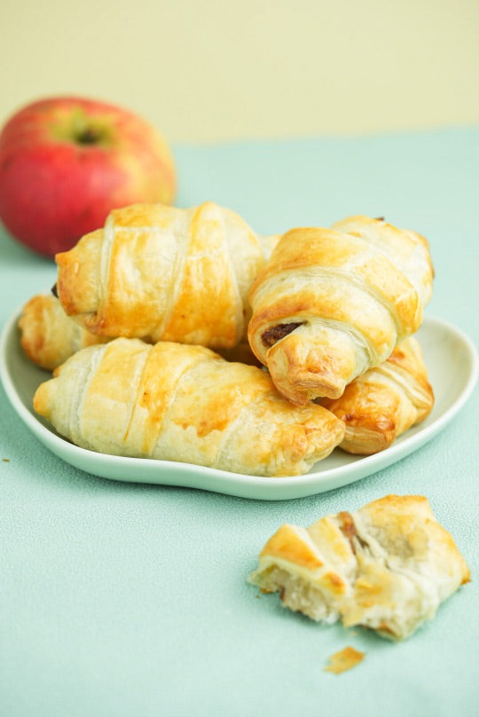 Croissanter med äpple