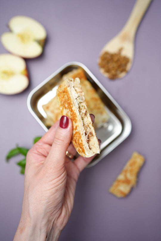 Fyllda french toast-pinnar