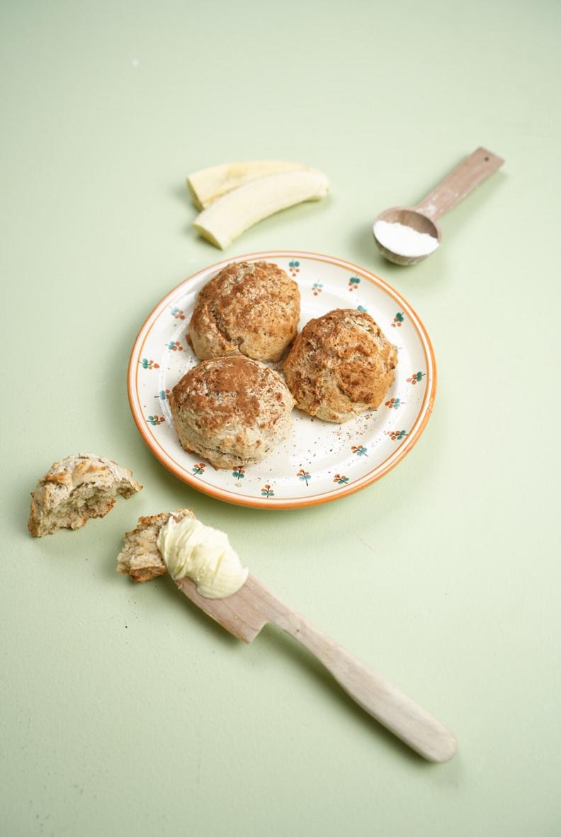 Snabba släta bullar med kanel
