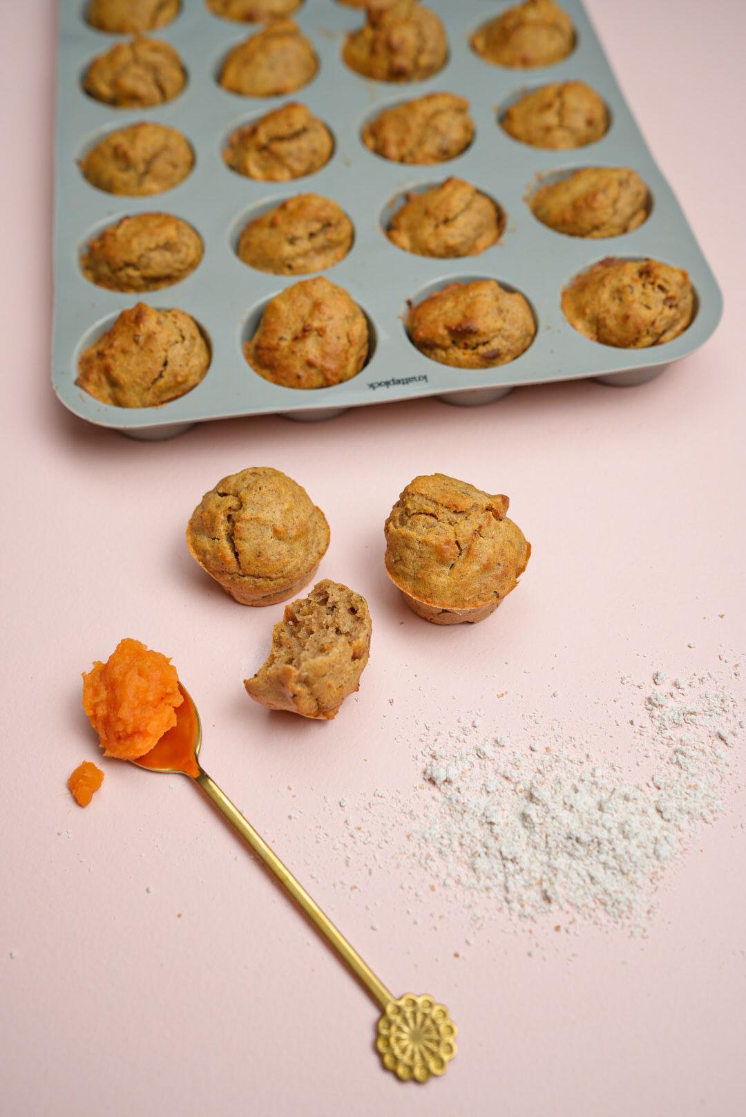 Sötpotatis-och kanelmuffins