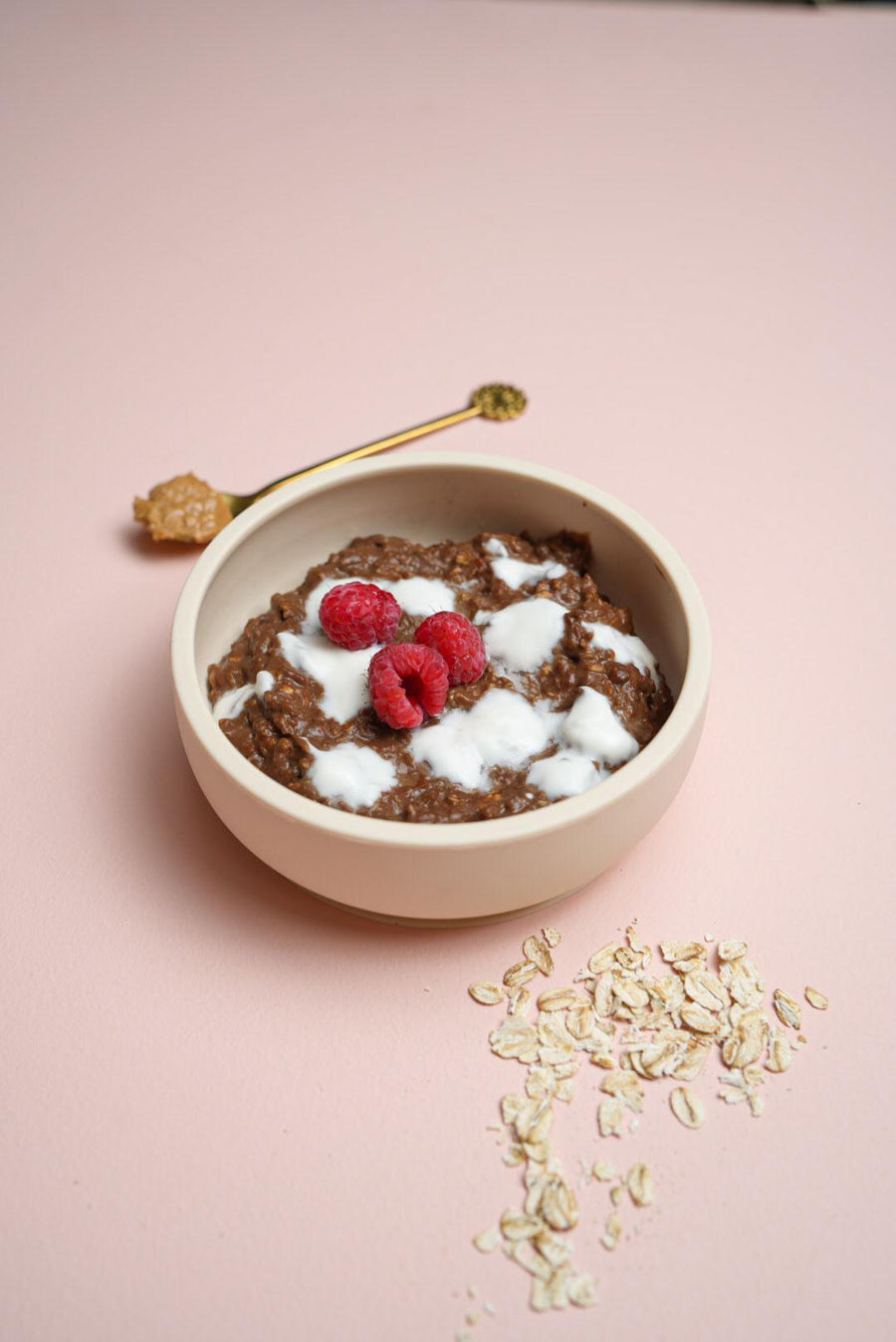 Creamy chocolate porridge