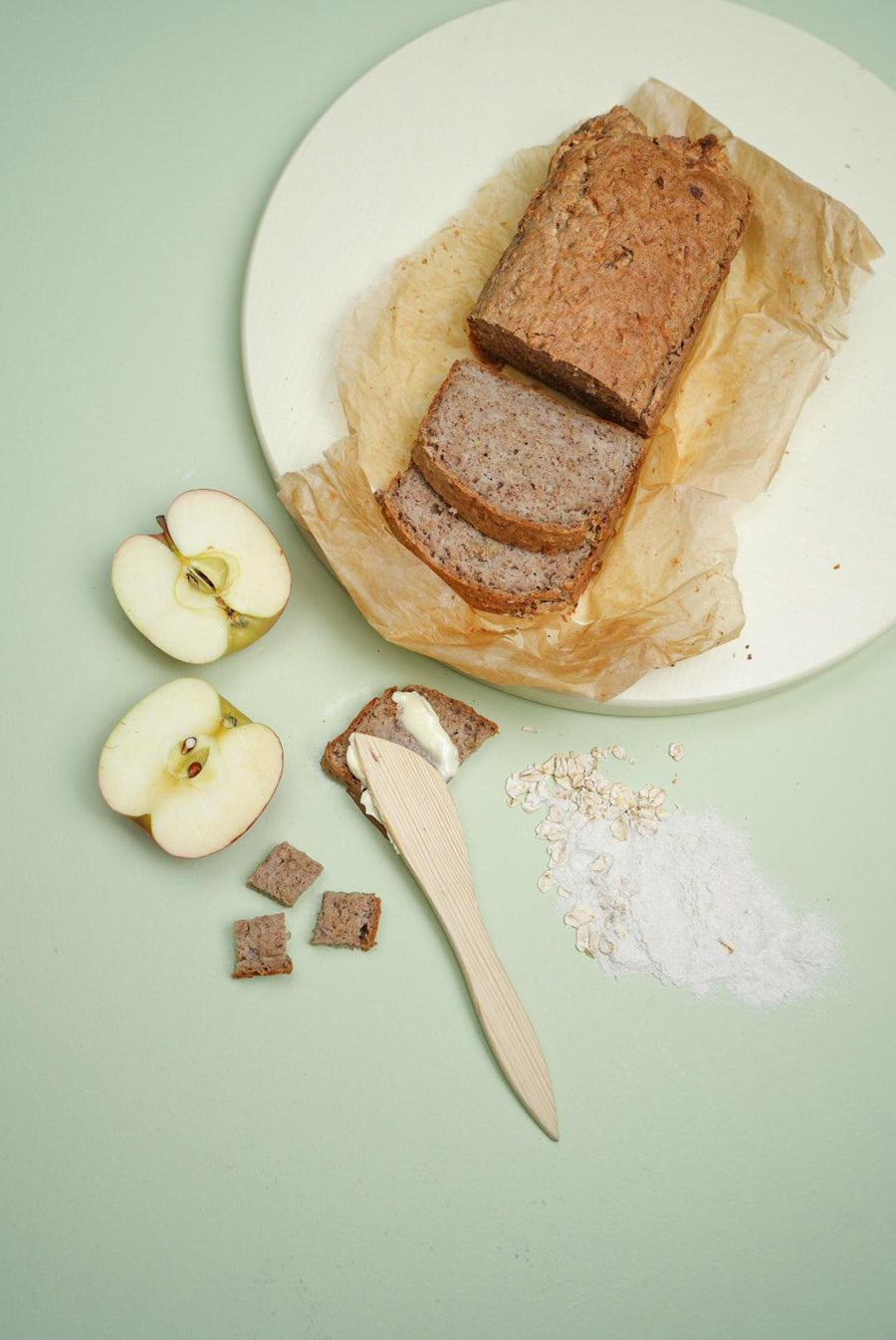 Apple bread (iron rich and naturally gluten -free)