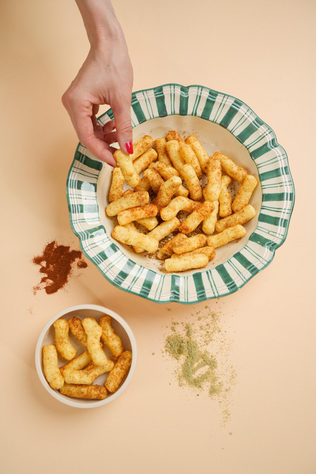 Smaksatta och boostade majskrokar