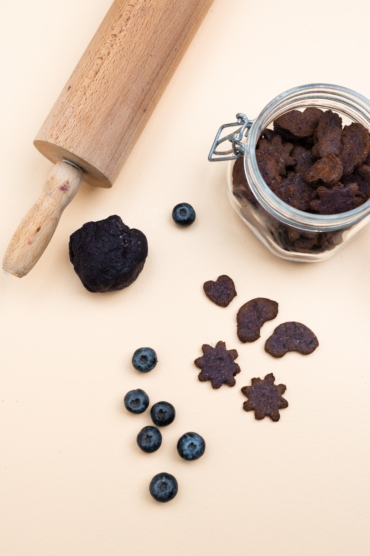 Näringsrika blåbärskex