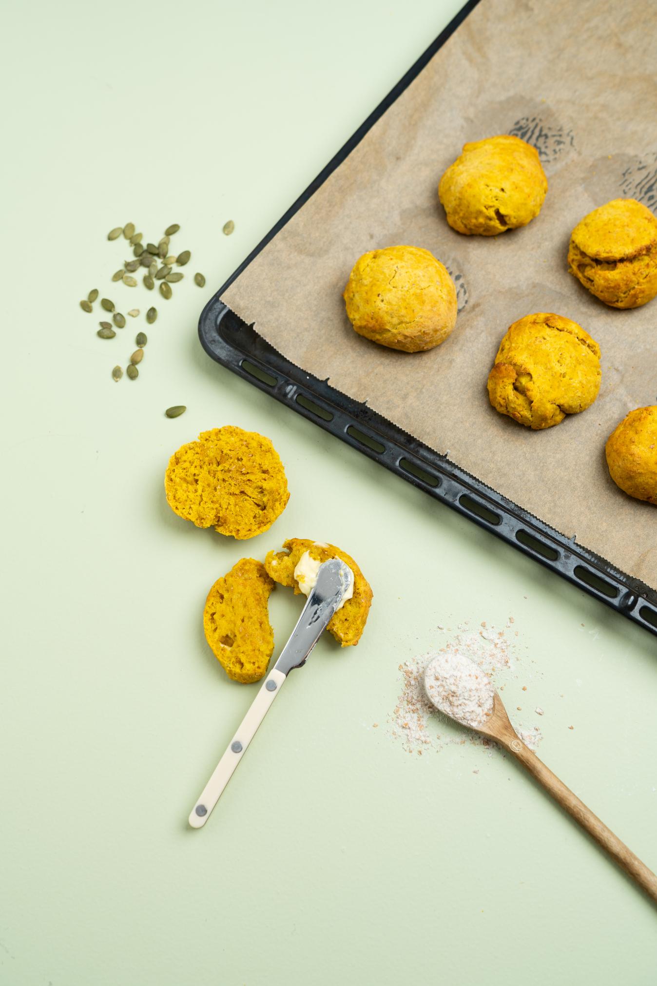 Järnrika saffransscones