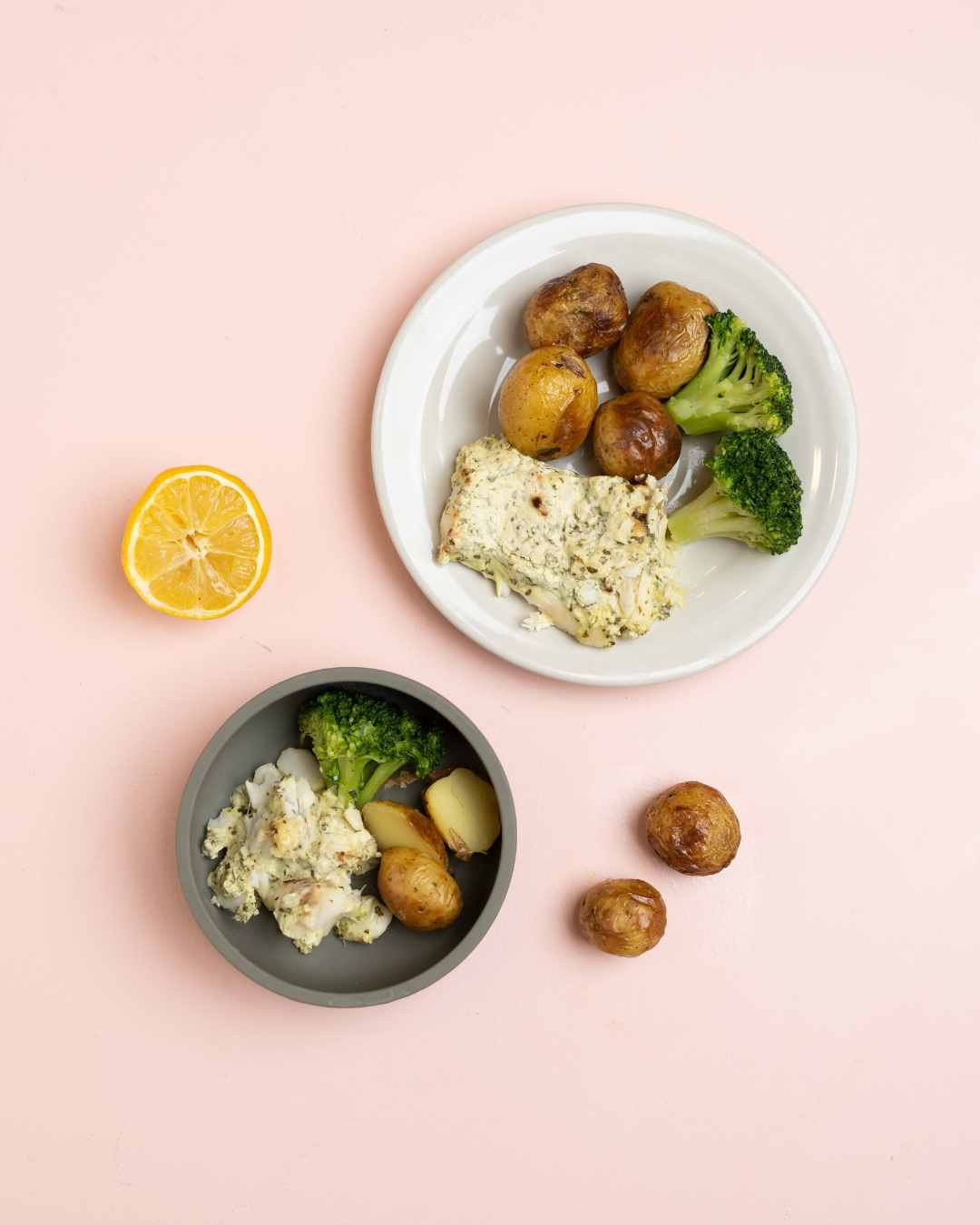 Krämig Persiljefisk med ugnsbakad potatis
