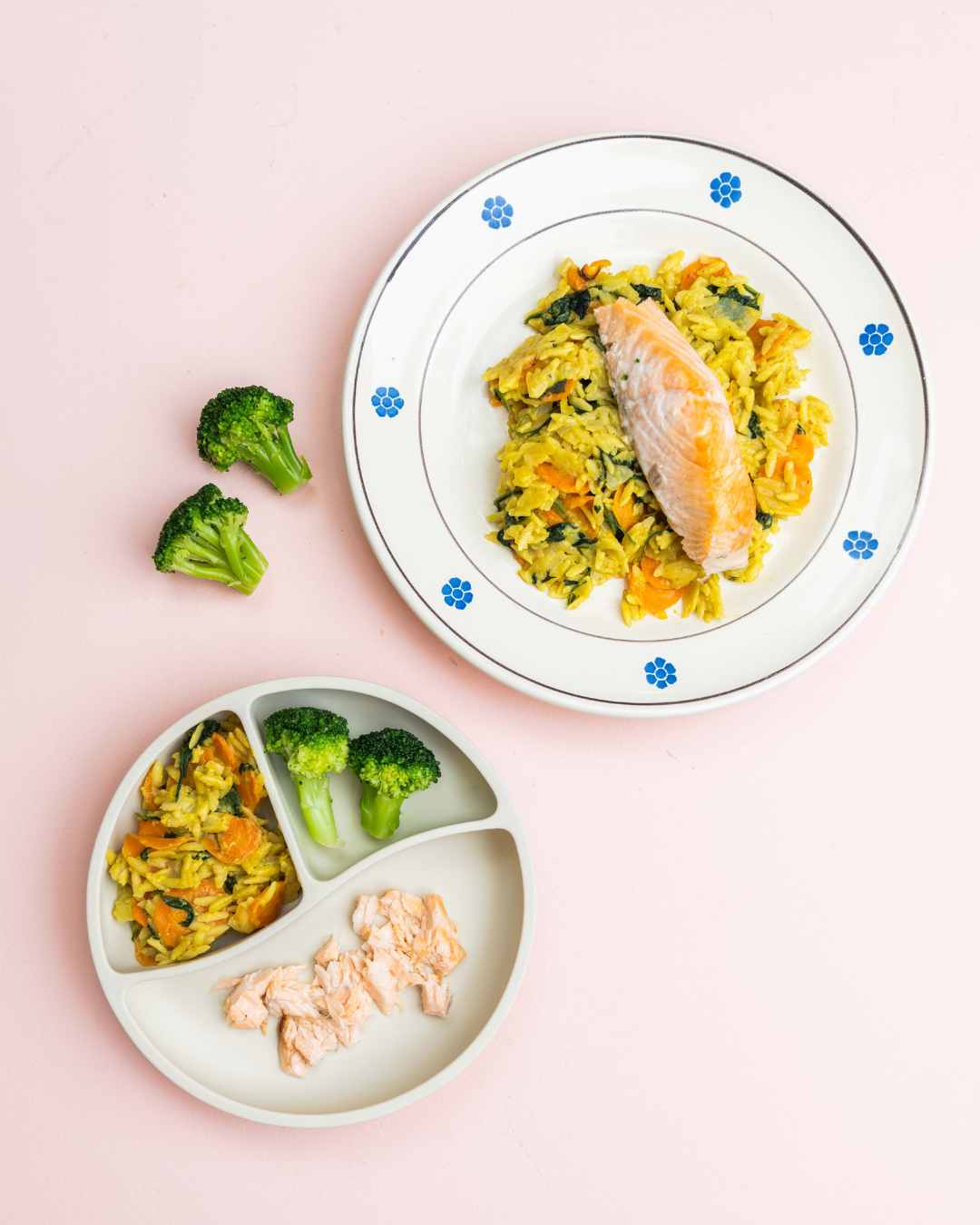 Krämig Curryrisoni med limelax