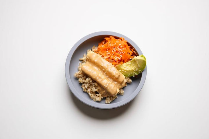 Tofu i sesam- och jordnötssås