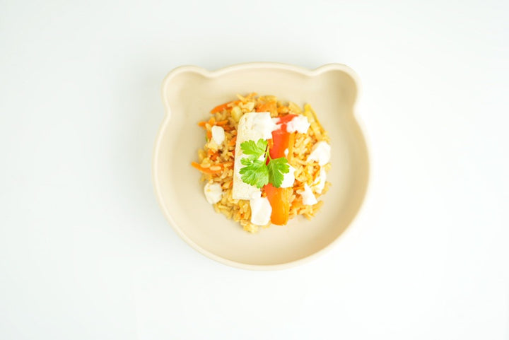 Stekt ris med tofu