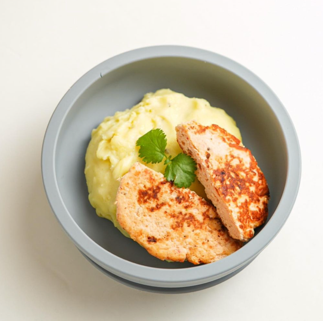 Laxbiffar med potatismos