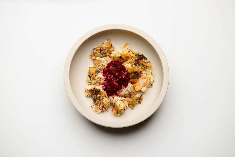 Ugnspannkaka med grönsaker