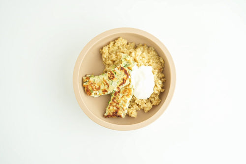 Zucchinibiffar med ricotta och dill