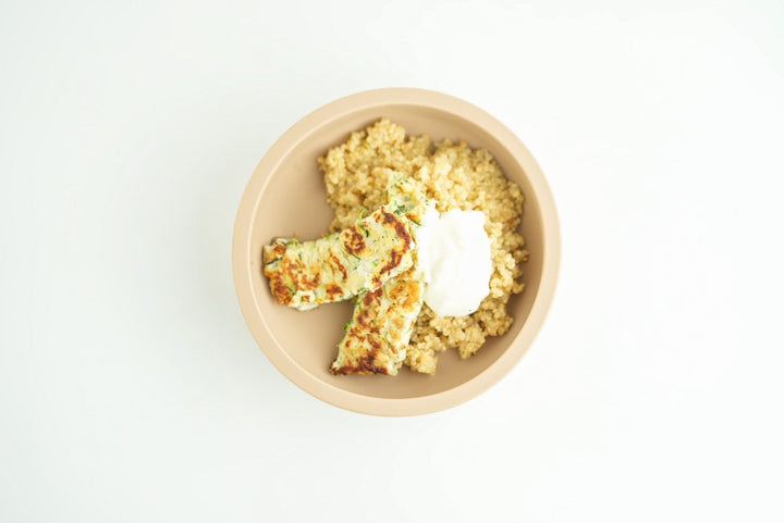 Zucchinibiffar med ricotta och dill