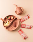 Pre-Spoon/nybörjarsked - Soft terracotta (2-pack)
