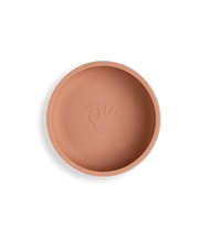 Barnskål med sugpropp - Soft terracotta