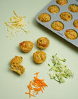 Minimuffinsform i silikon - Dusty green Knatteplock