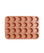 Minimuffinsform i silikon - Soft terracotta Knatteplock