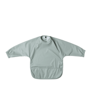 Bib with sleeves & water-repellent pocket - Green dream
