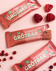 Knatteplock 16-pack grötbars - Hallon & lingon