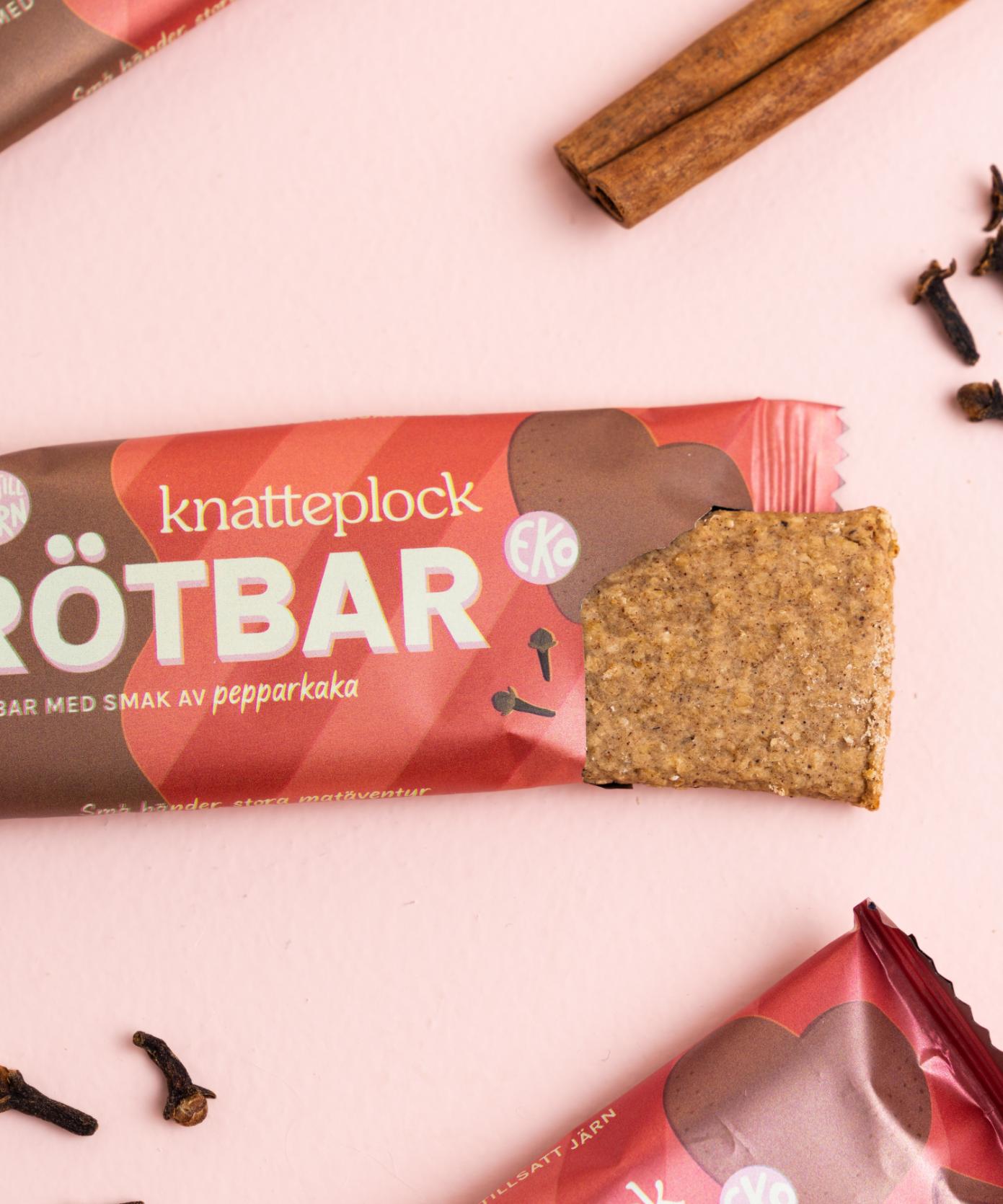 Knatteplock 16-pack grötbars - Pepparkaka