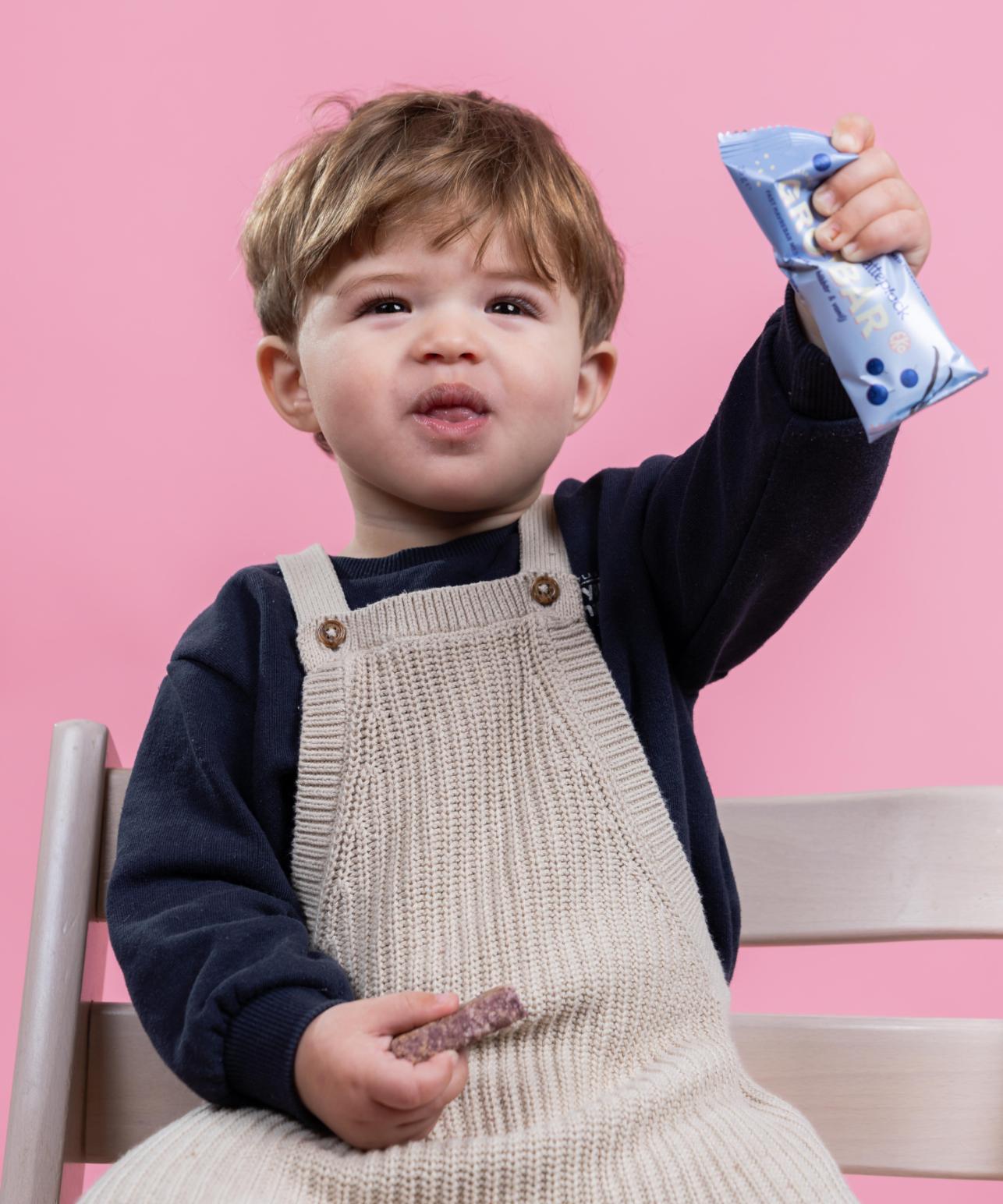 5-pack grötbars - Blåbär & vanilj Knatteplock