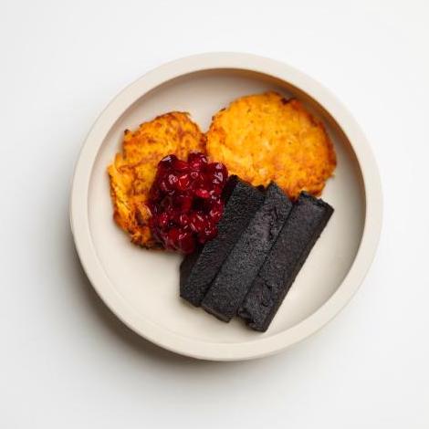 Blodpudding med potatiskaka