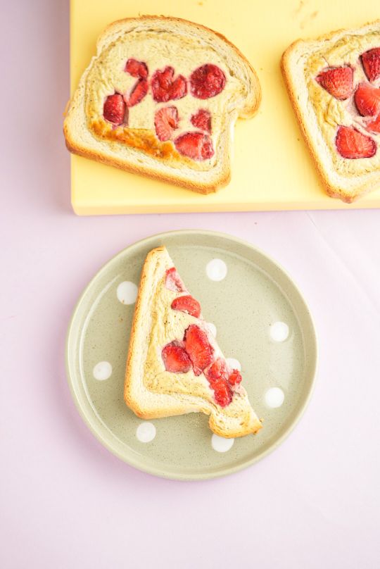 Yoghurt-toast med vaniljsmak