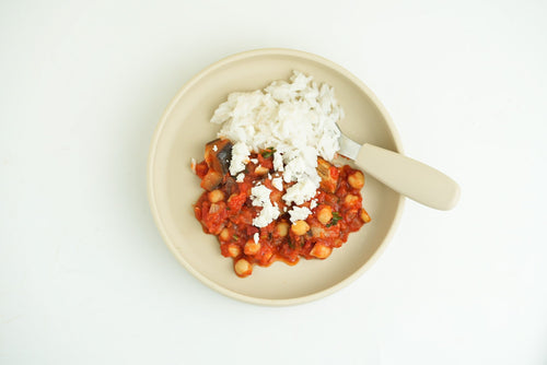 Smörig aubergine - och tomatgryta