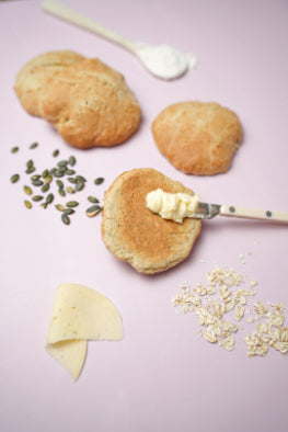 Järnrika tekakor - med havre och dinkel