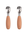 2 pack barngaffel soft terracotta