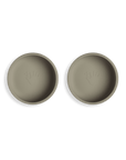 2 pack barnskal med sugpropp dusty green