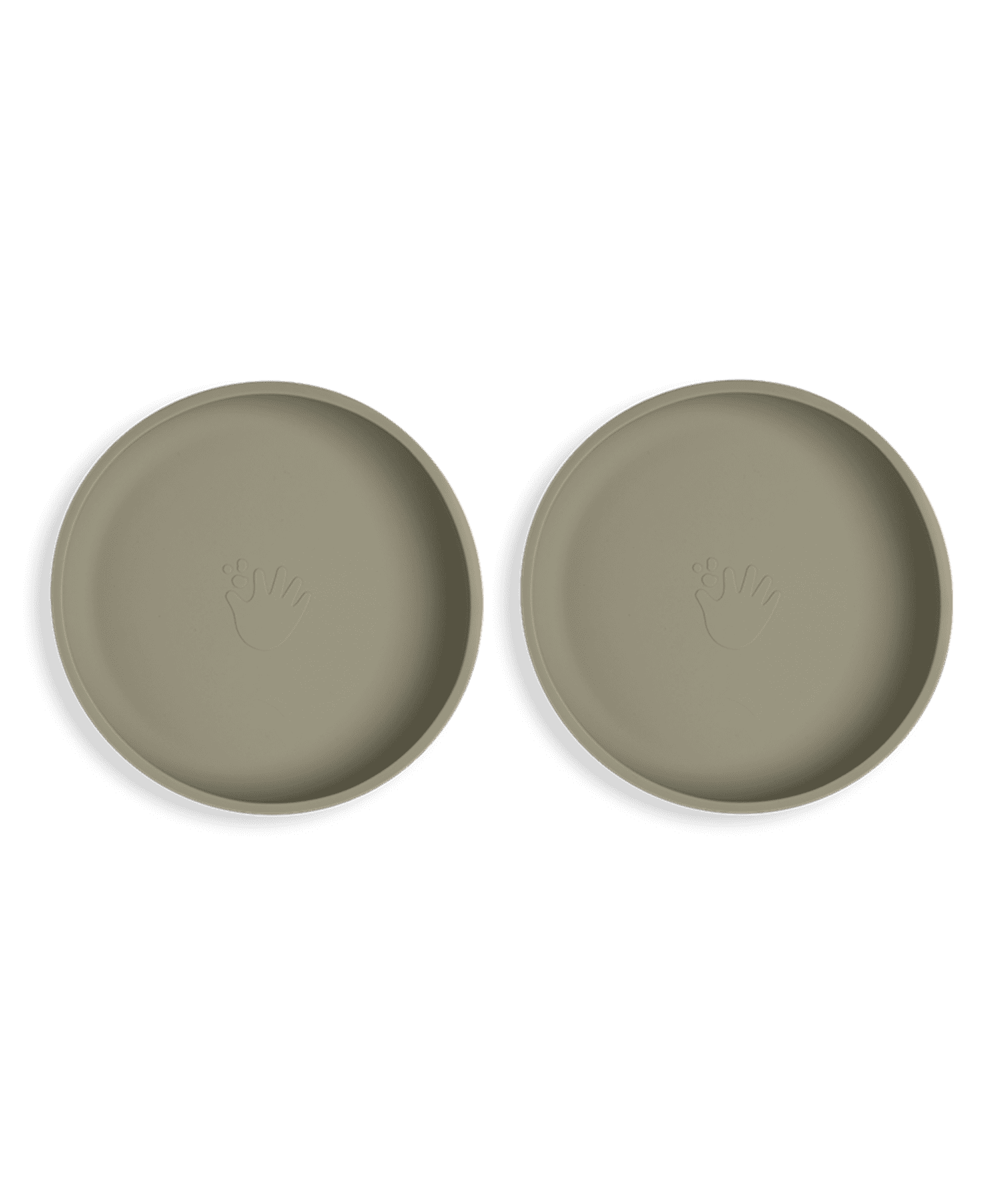 2 pack barntallrikar dusty green