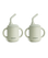2 pack mugg med sugror warm pistachio