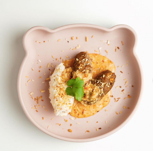 Asiatiska vegobollar med kokosris