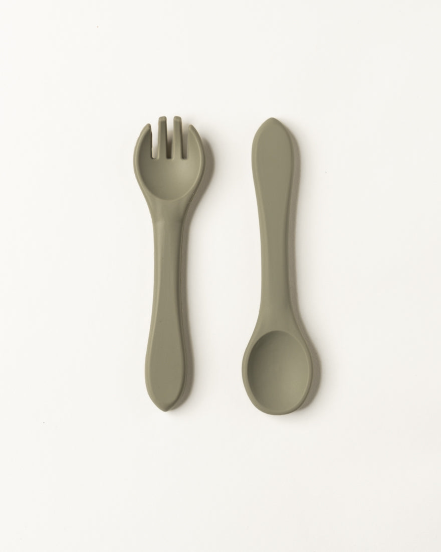 Silicone spoon - Dusty green